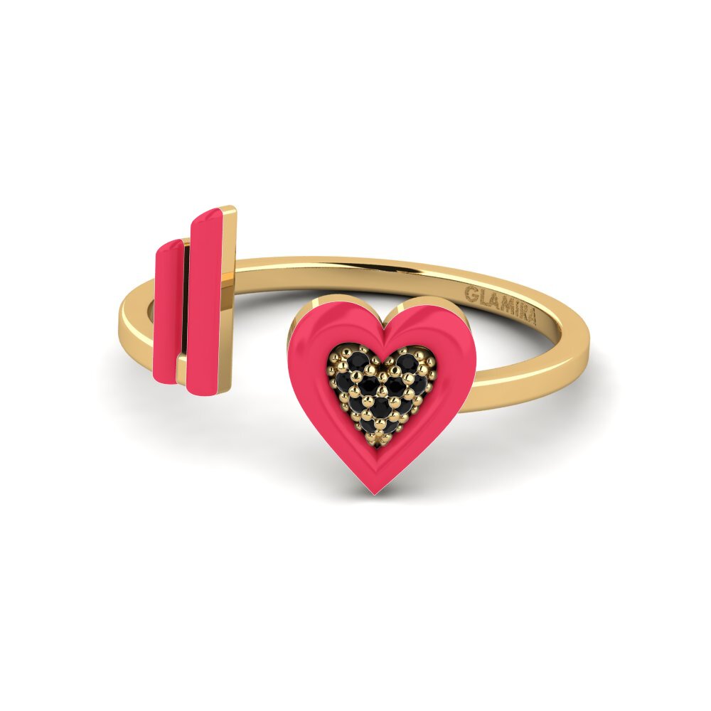 Schwarzer Saphir Ring Stagi