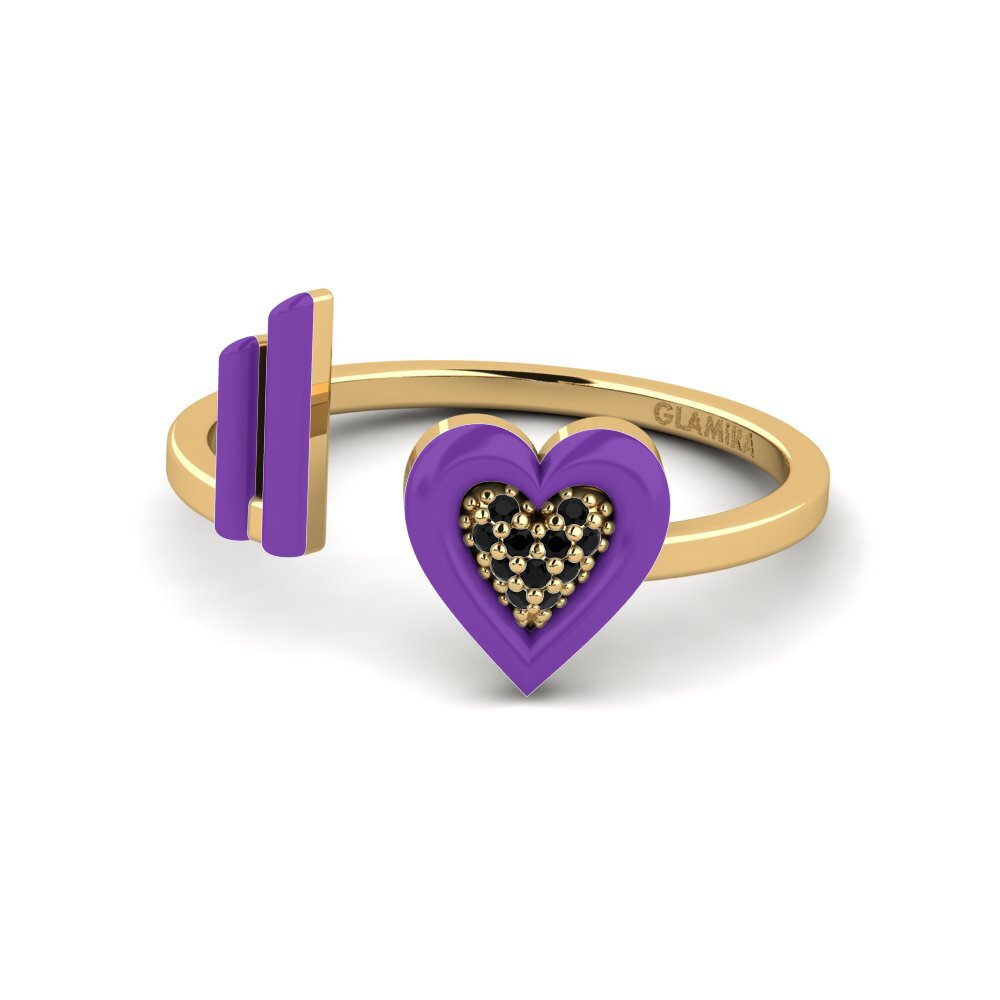 Zafiro negro Anillo Stagi