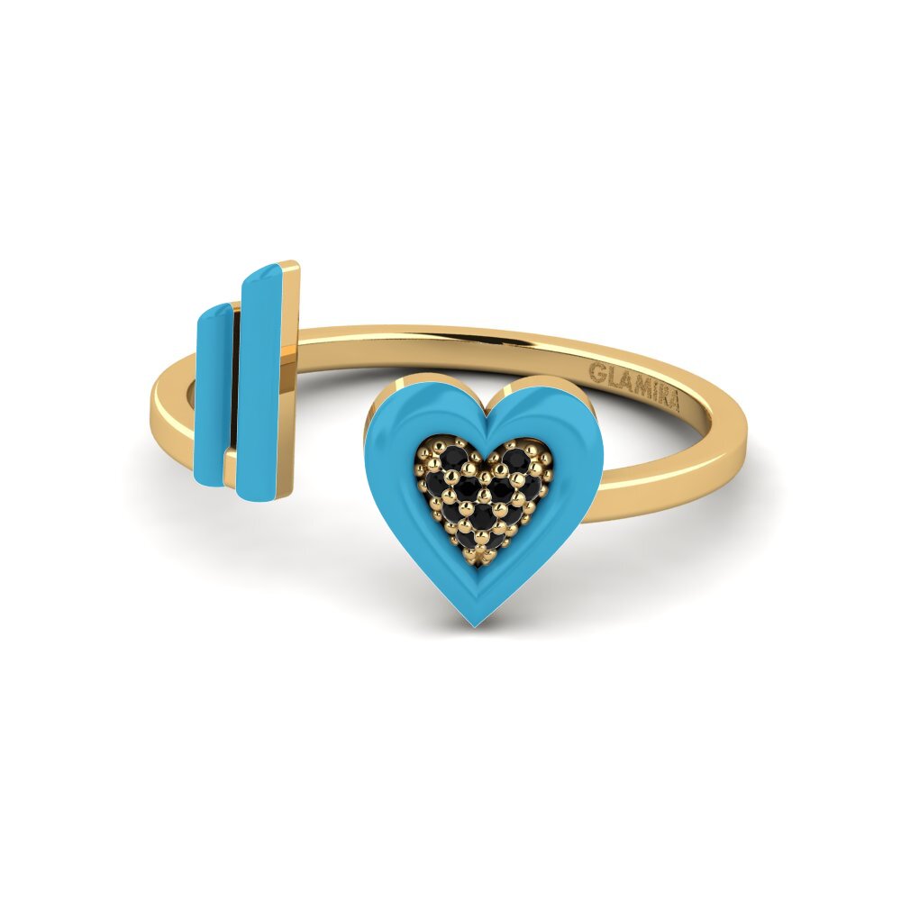 Schwarzer Diamant Ring Stagi