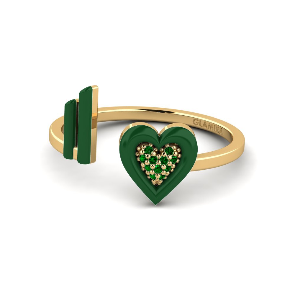Zircone Verde Anello Stagi