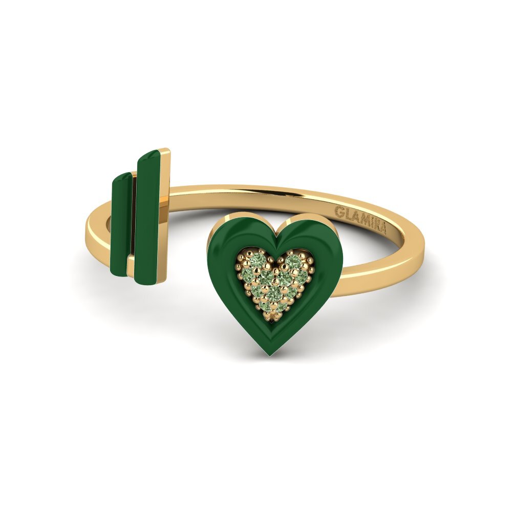 Green Diamond Ring Stagi