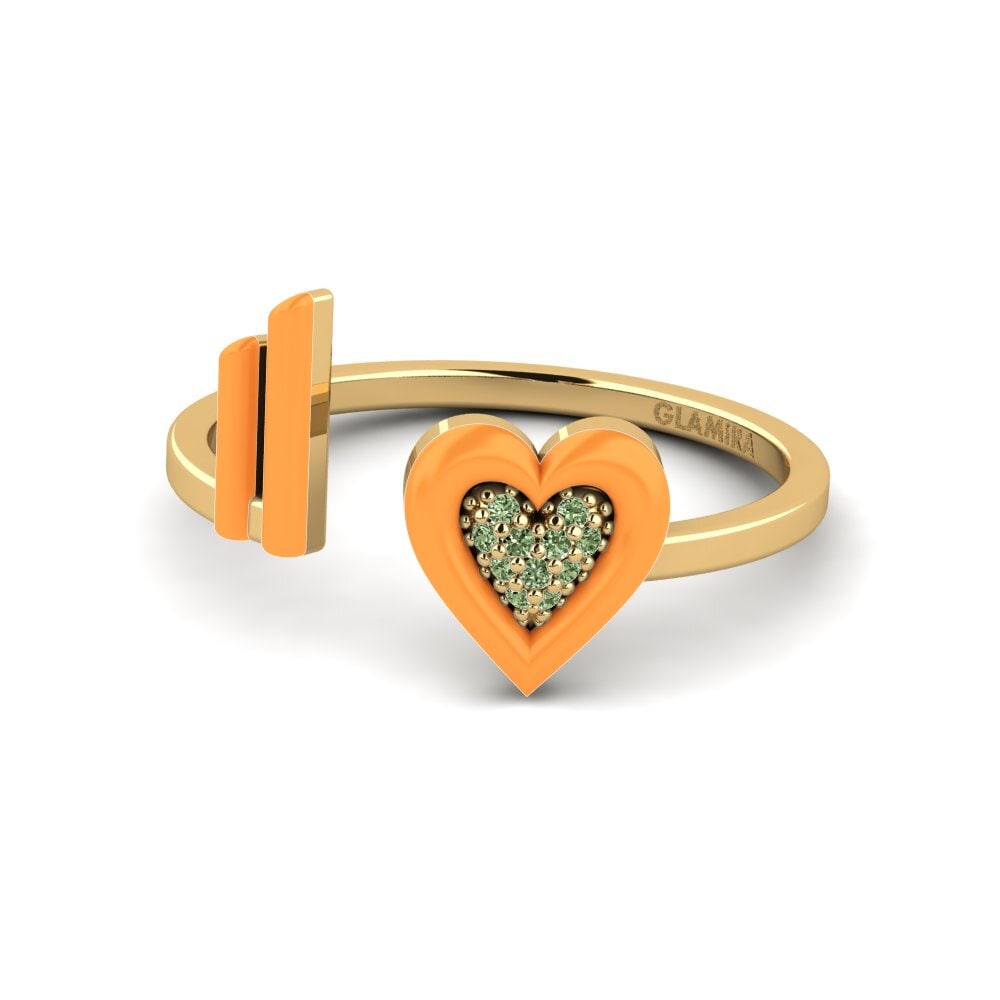 Grüner Diamant Ring Stagi