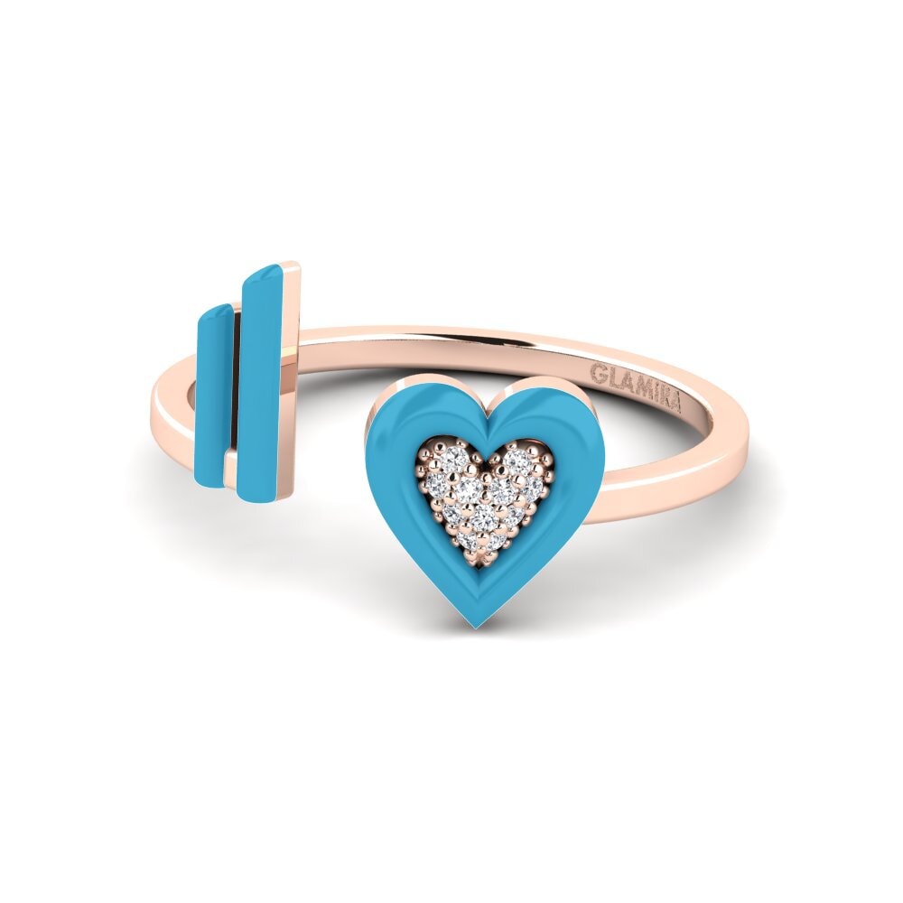 14ct Rose Gold Ring Stagi