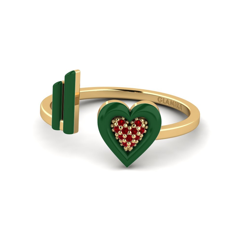 Circonita Roja Anillo Stagi