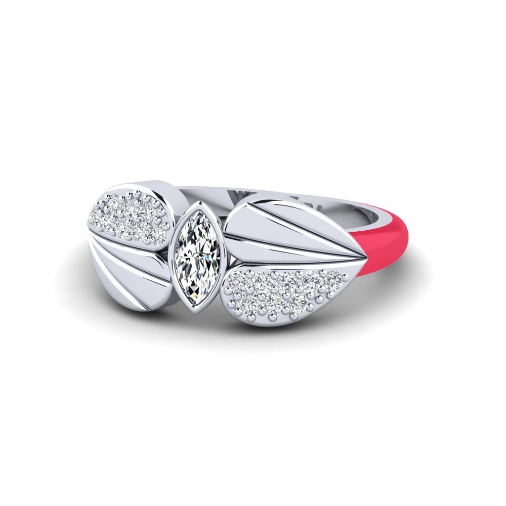 Zirconia Pinky Ring Stirring