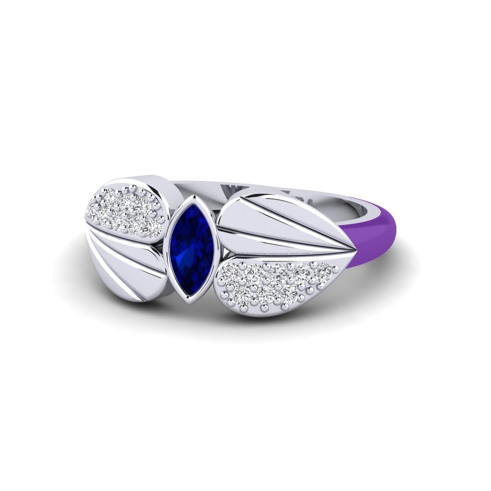 Zafiro Anillo meñique Stirring