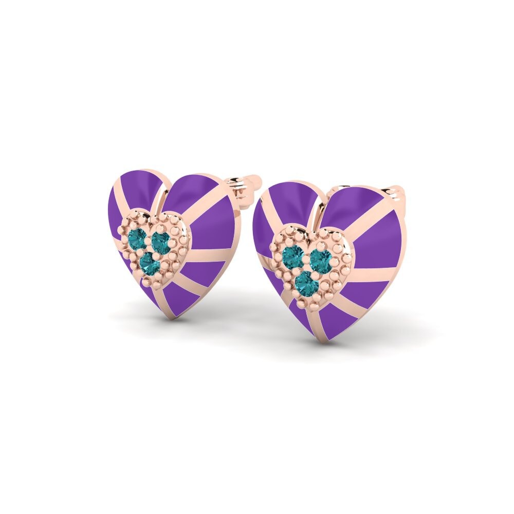 Diamante Azul Pendiente de mujer Sundown