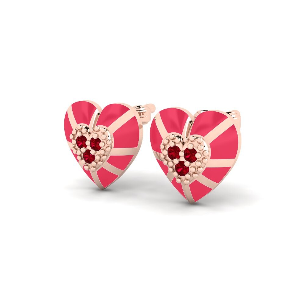 Red Zirconia Women's Earring Sundown