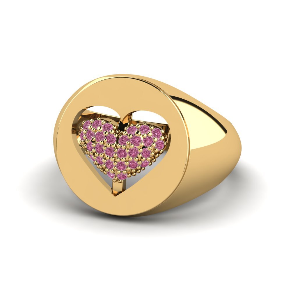Granate Rhodolite Anillo meñique Sunsusan