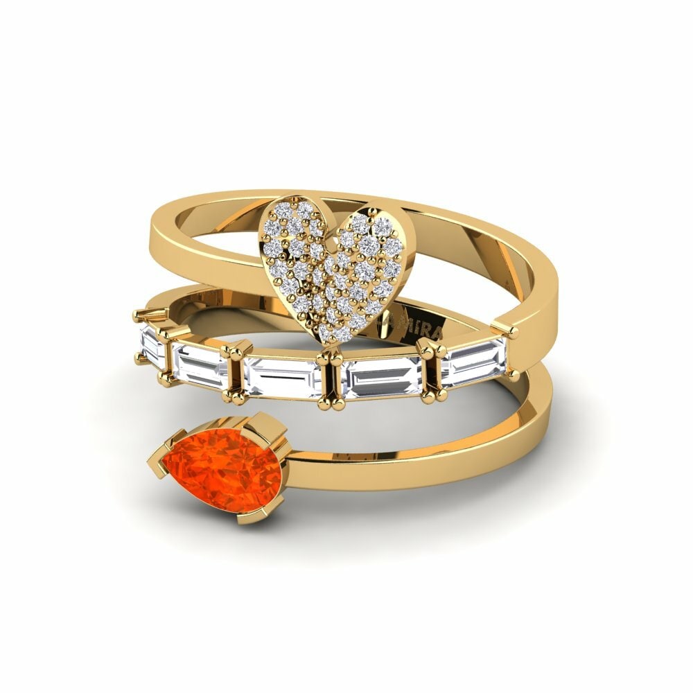 Opale de Feu Bague Tekucina