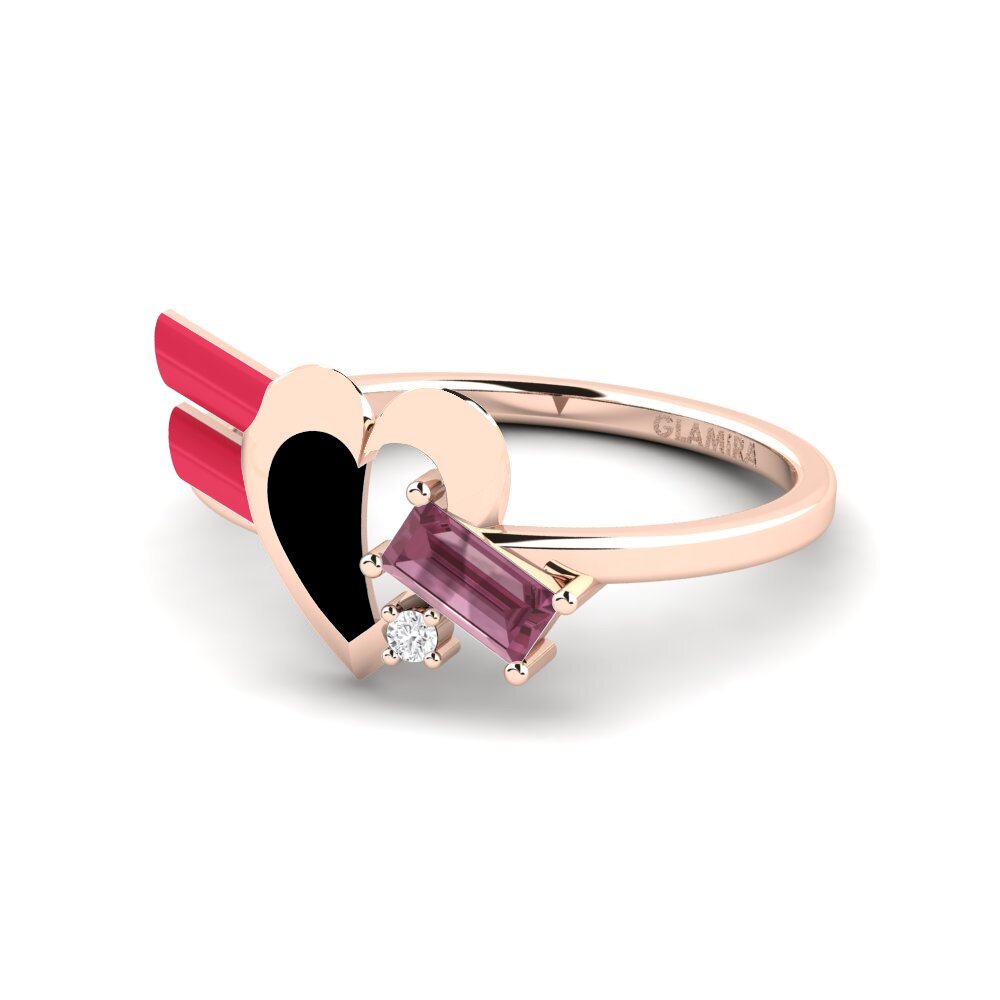 Rhodolite Garnet Ring Tinselove