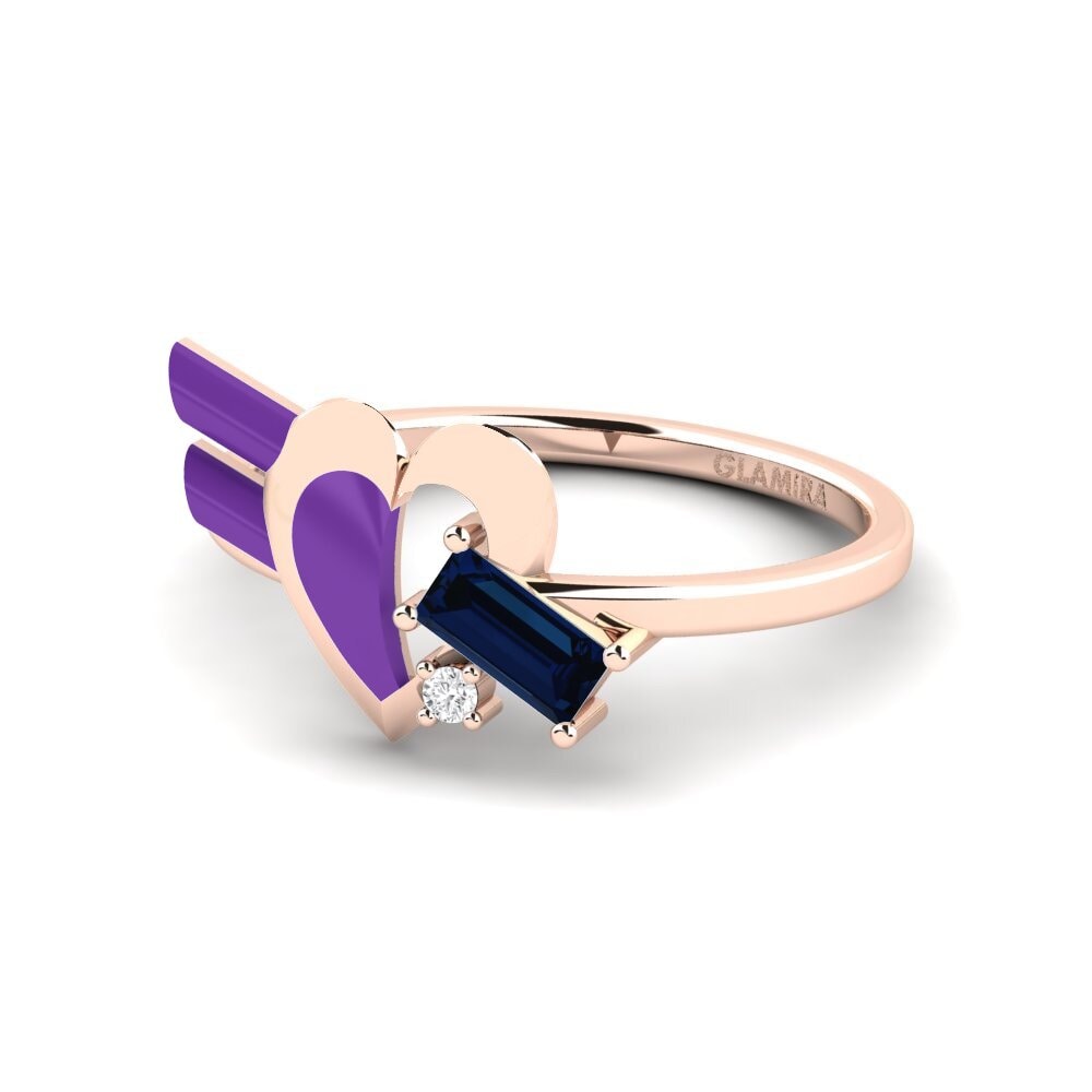 Zafiro Anillo Tinselove