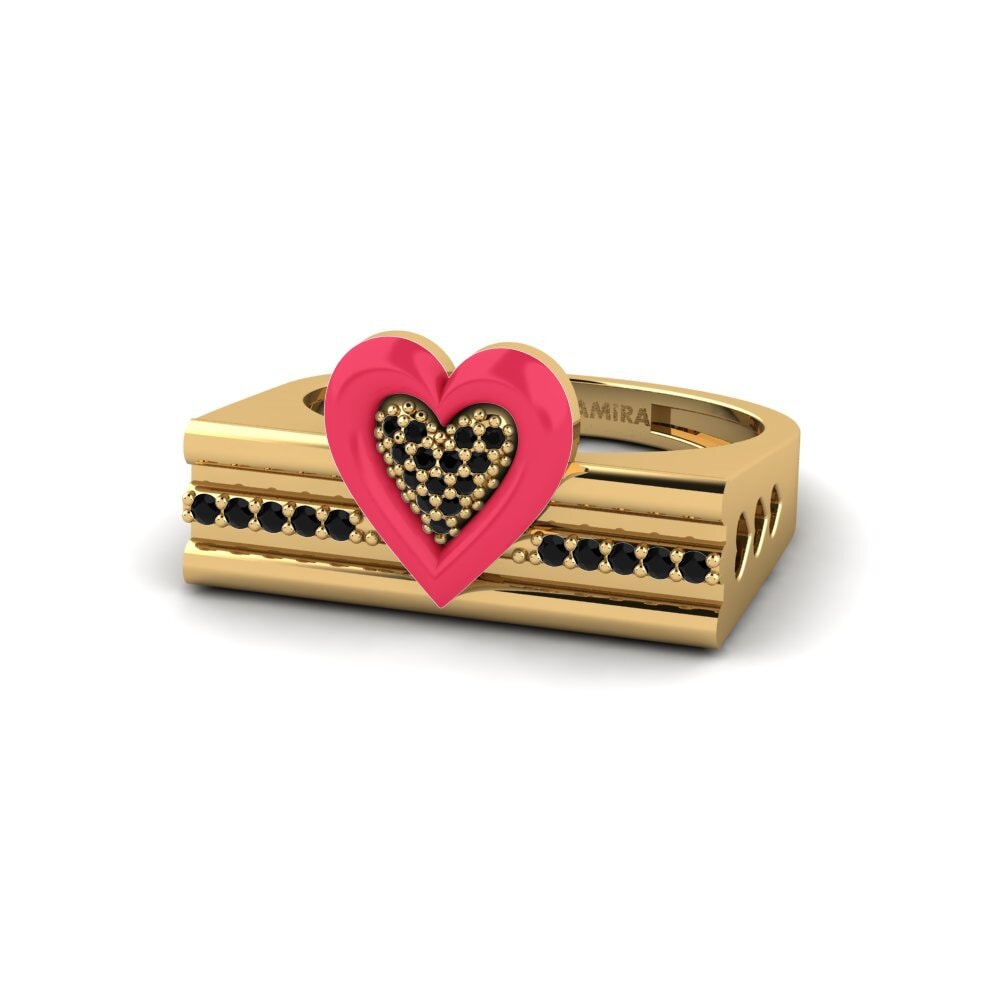 Schwarzer Onyx Ring Tirarelove