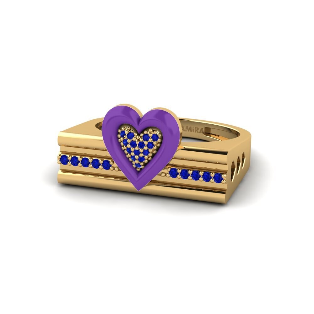 Zafiro Anillo Tirarelove