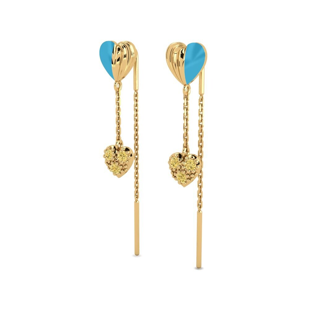 Yellow Diamond Women's Earring Unmellow