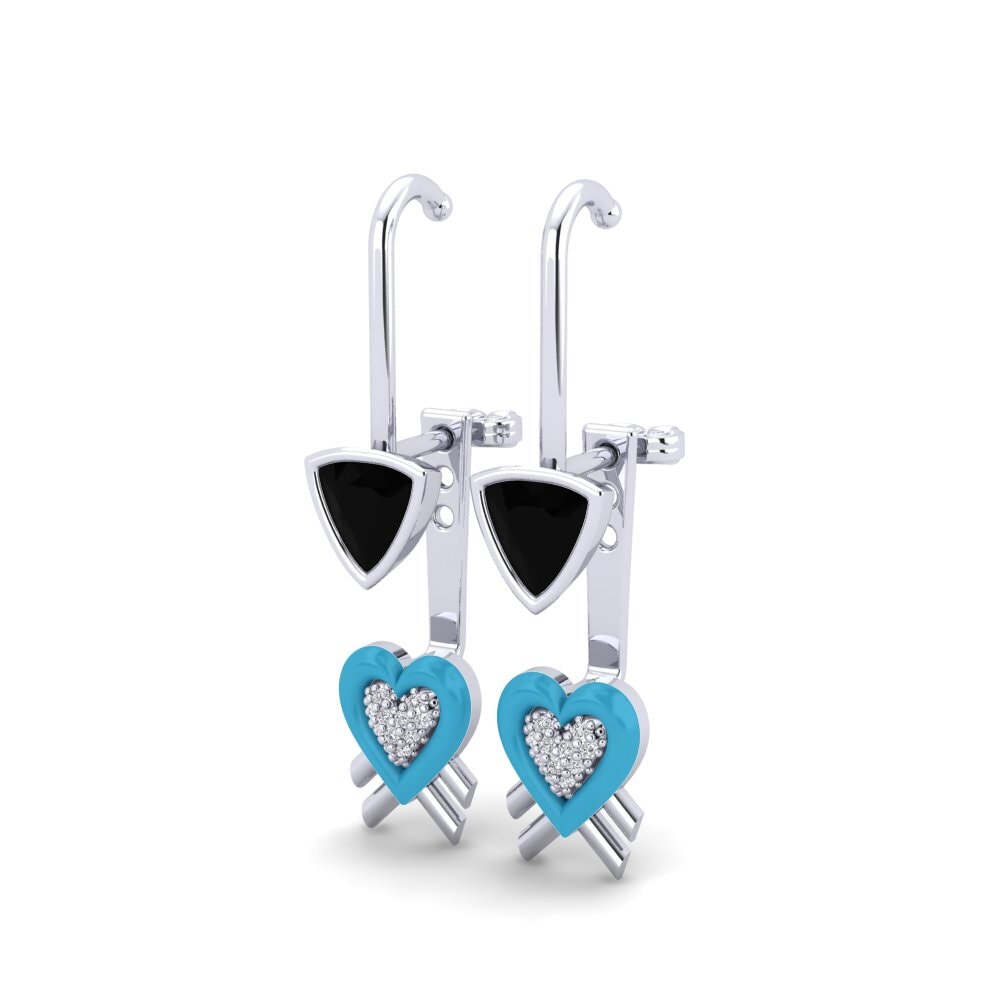 Black Sapphire Earring Valuable