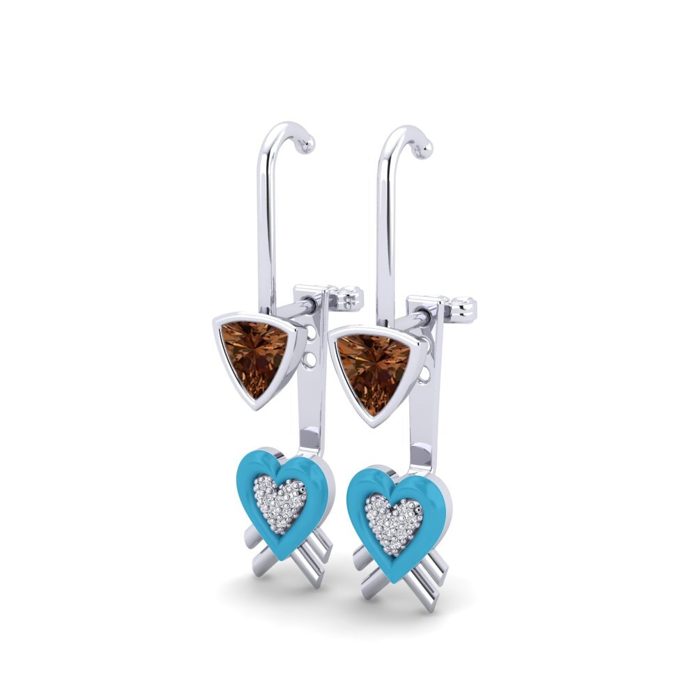 Brown Diamond Women's Earring Valuable