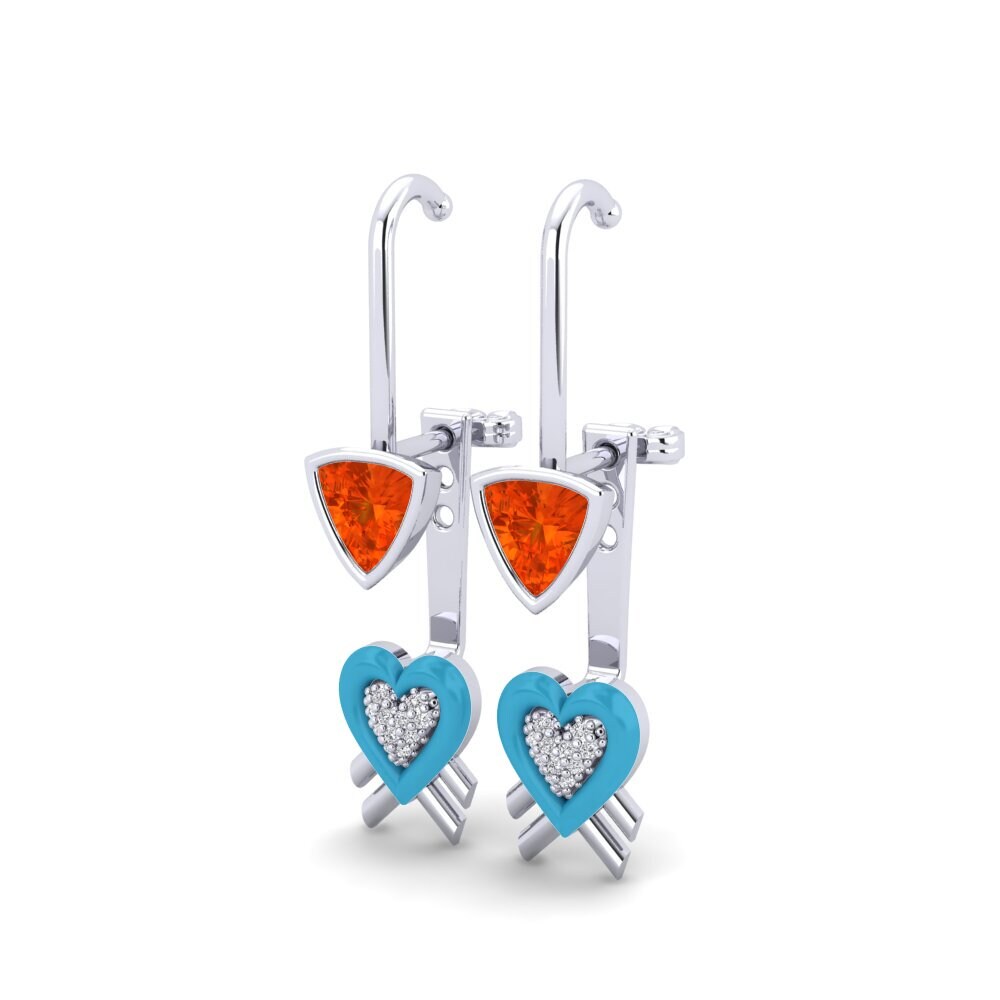 Feueropal Damen ohrring Valuable