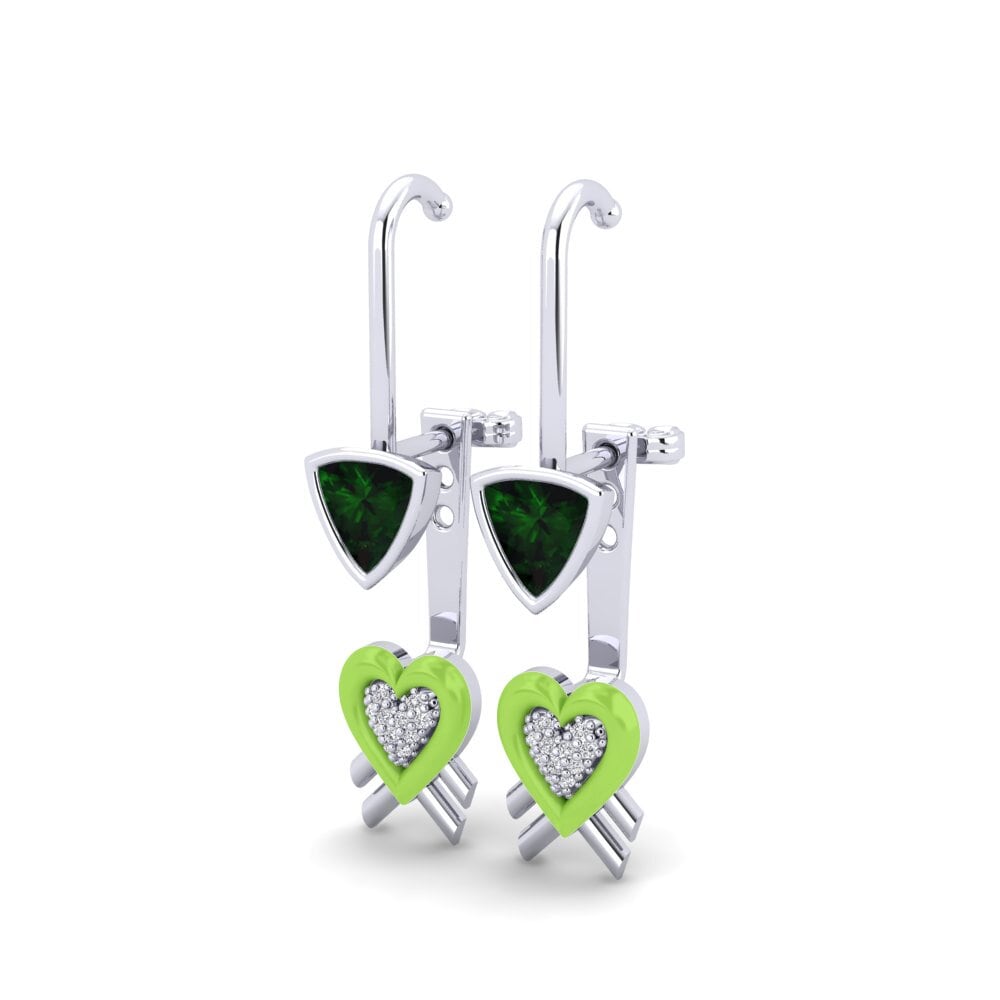 Turmalina verde Pendiente de mujer Valuable