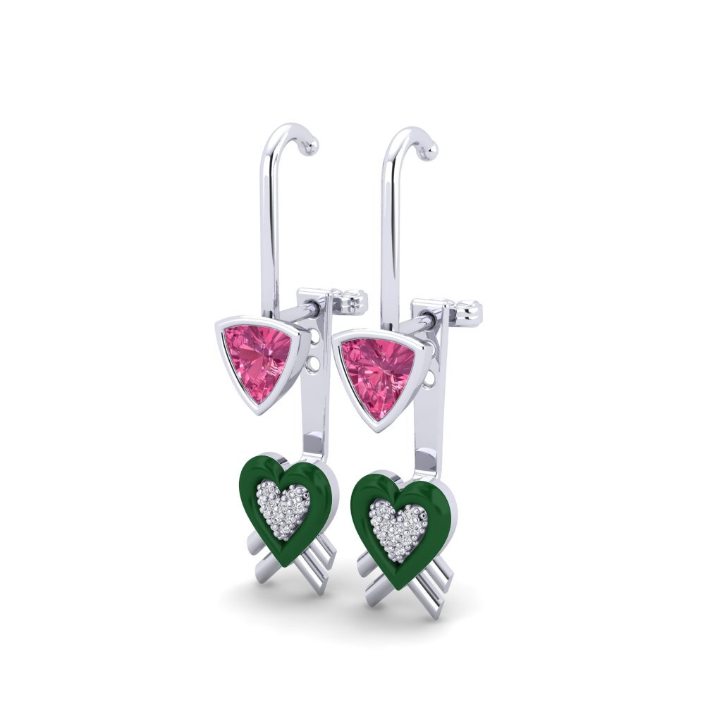 Pink Tourmaline Women's Earring Valuable