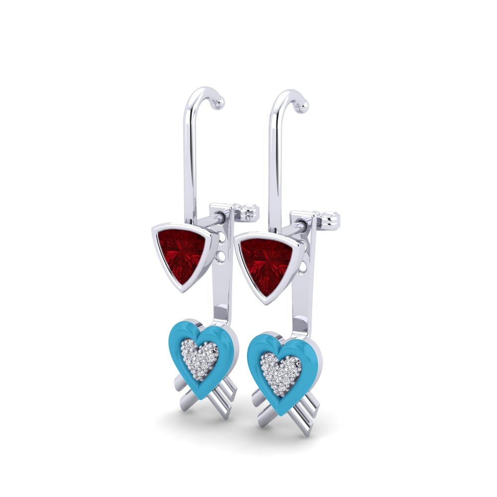 Red Zirconia Women's Earring Valuable