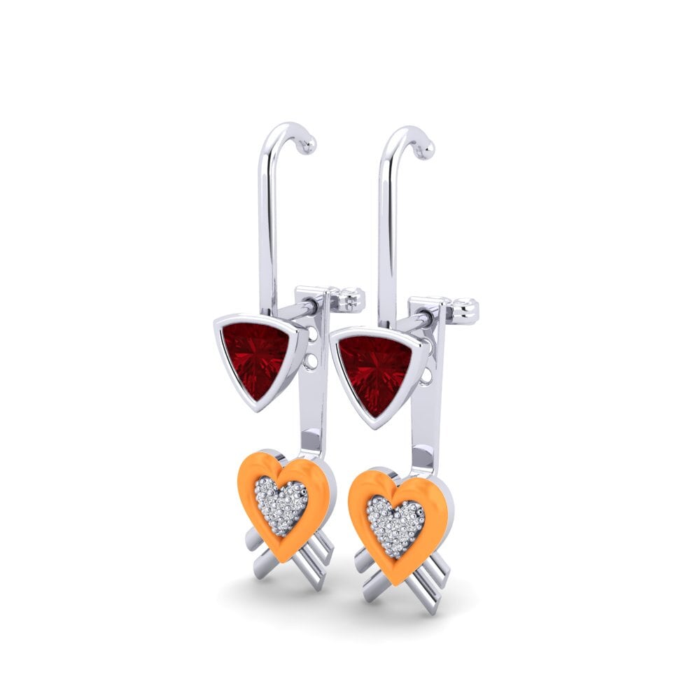 Red Zirconia Women's Earring Valuable