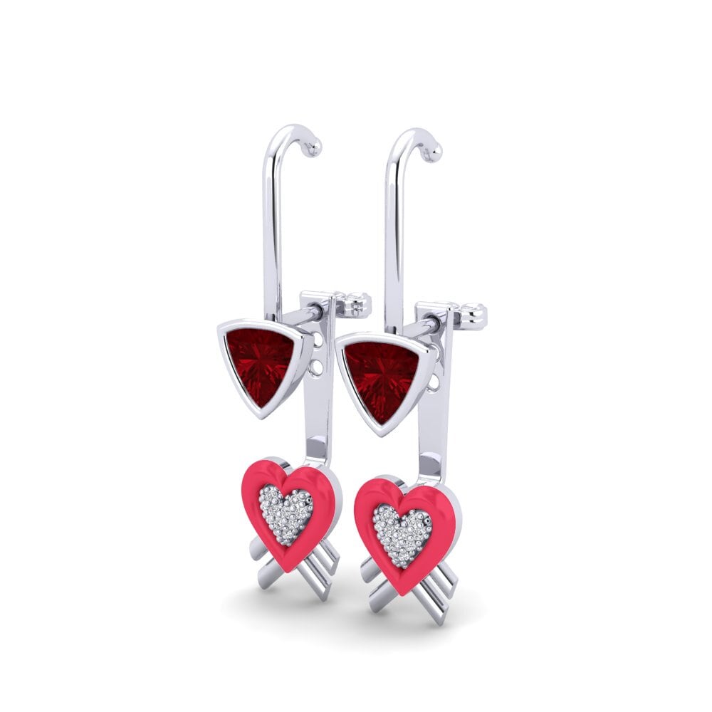 Red Zirconia Women's Earring Valuable