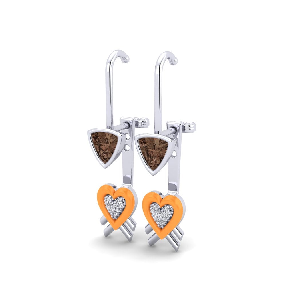 Smoky Quartz Women's Earring Valuable