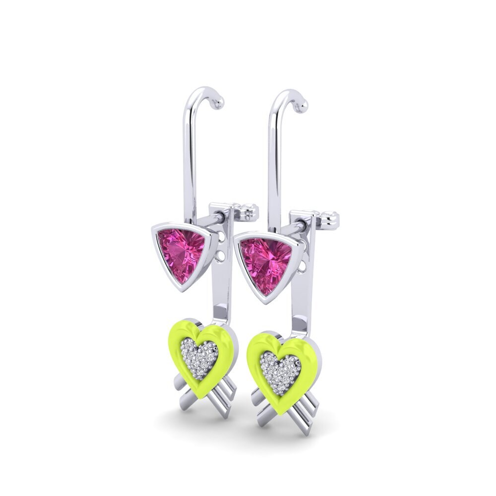 Pink Topaz Women's Earring Valuable