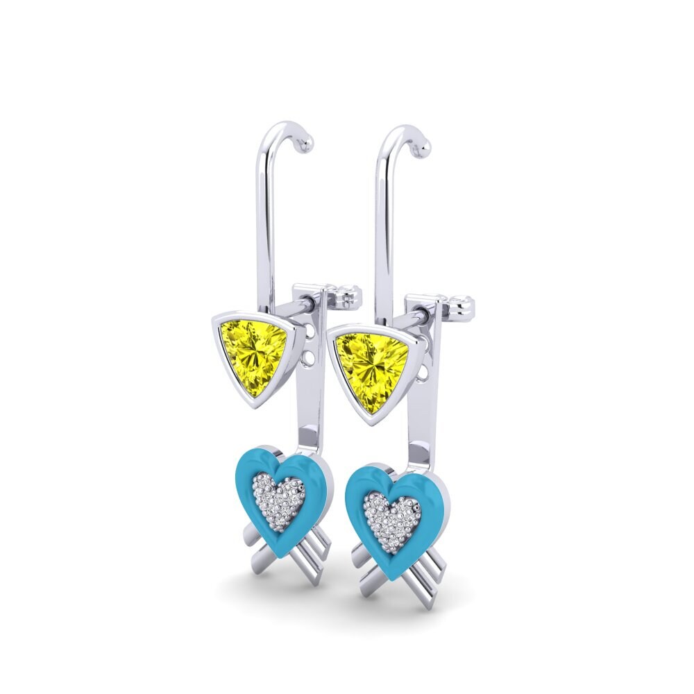 Yellow Diamond Women's Earring Valuable