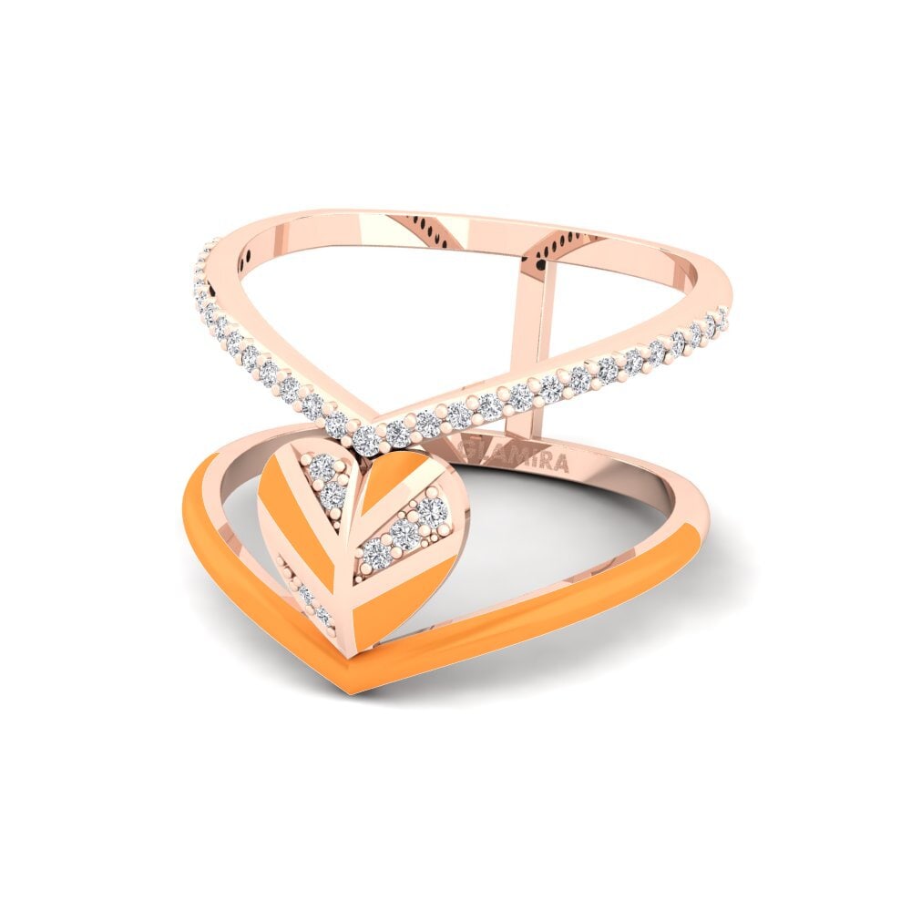 Rotgold 375 Ring Variegated