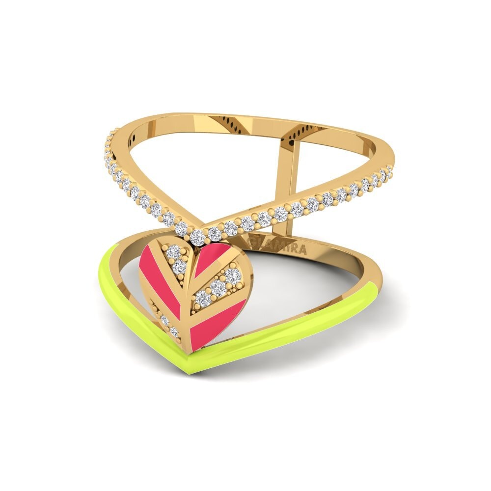 Gelbgold 750 Ring Variegated