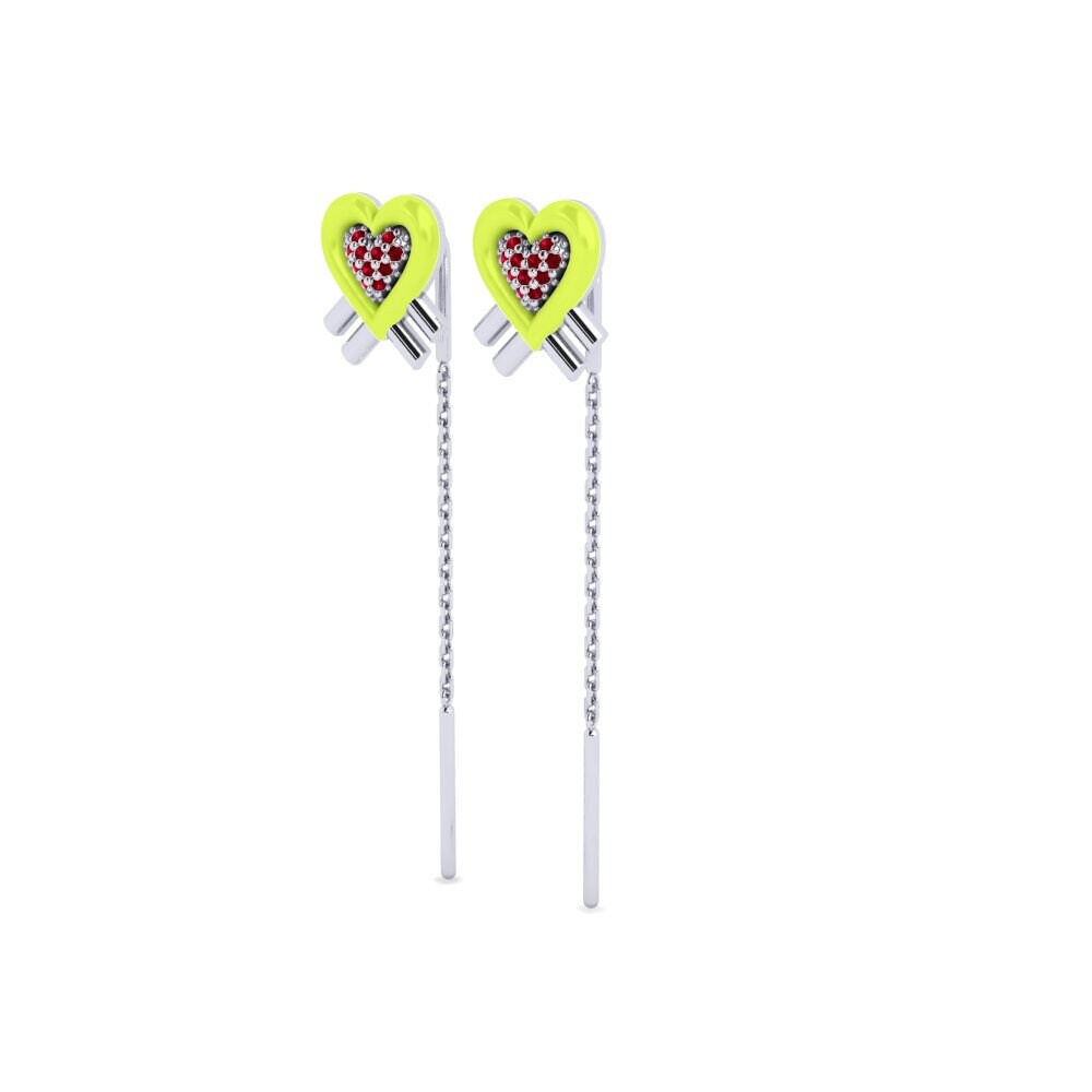 Red Zirconia Women's Earring Vernost