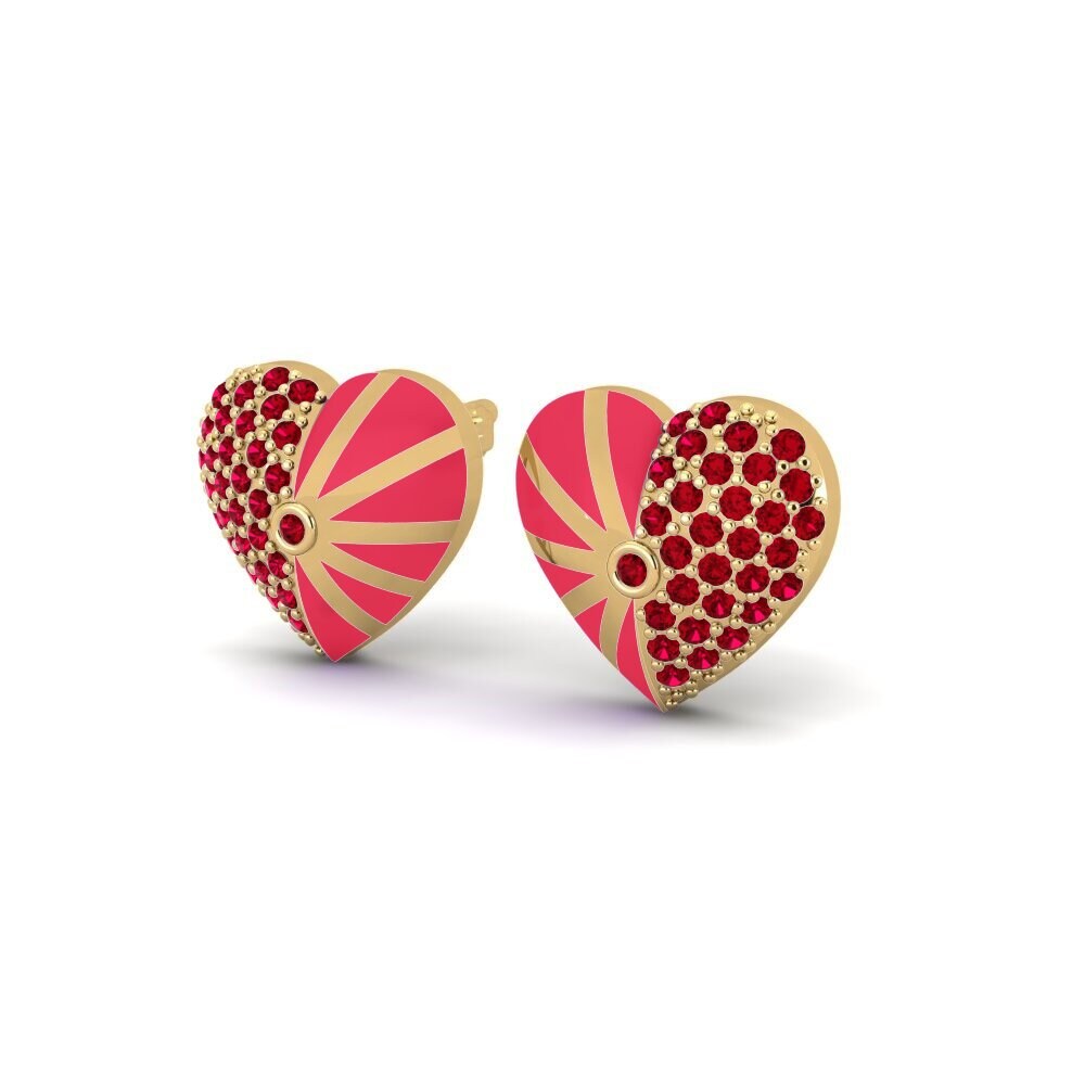 Red Zirconia Women's Earring Vivacious