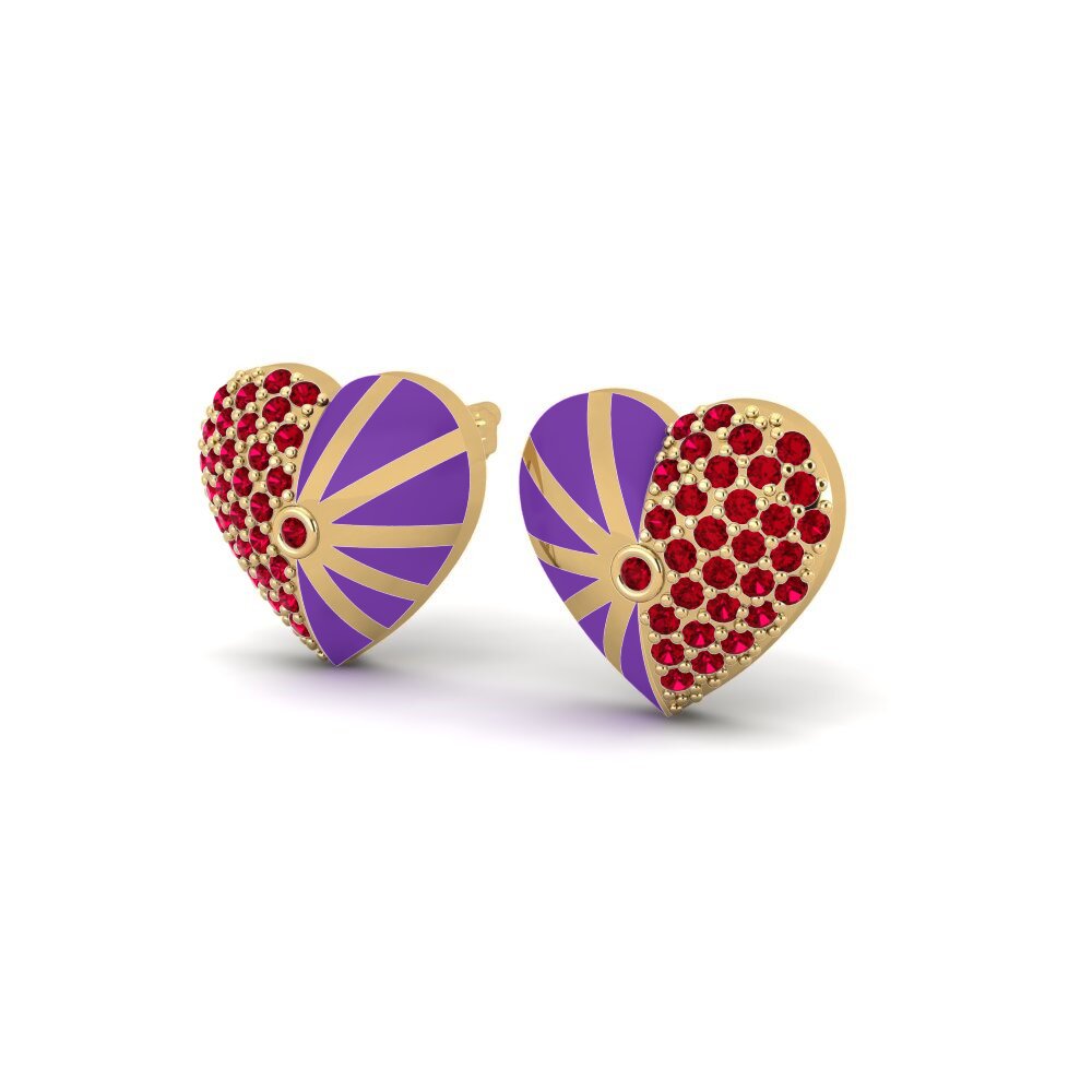 Red Zirconia Women's Earring Vivacious