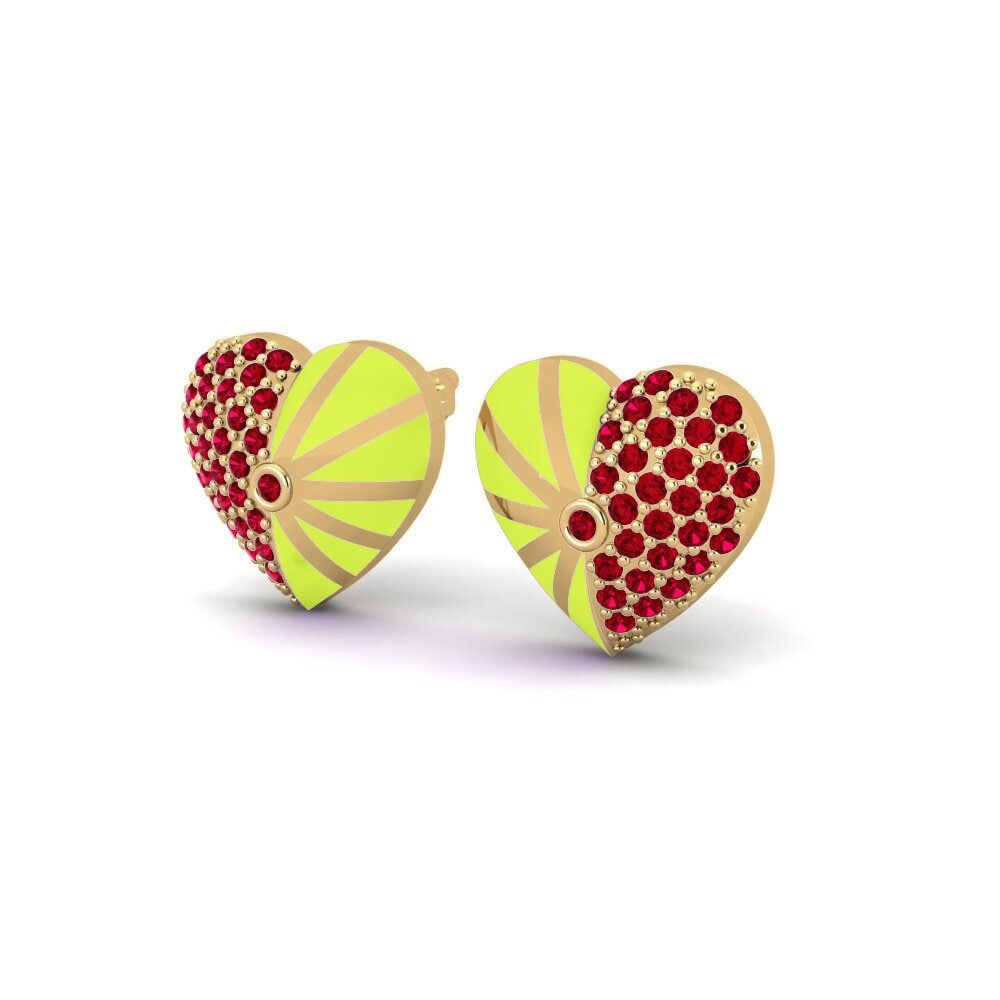 Red Zirconia Women's Earring Vivacious