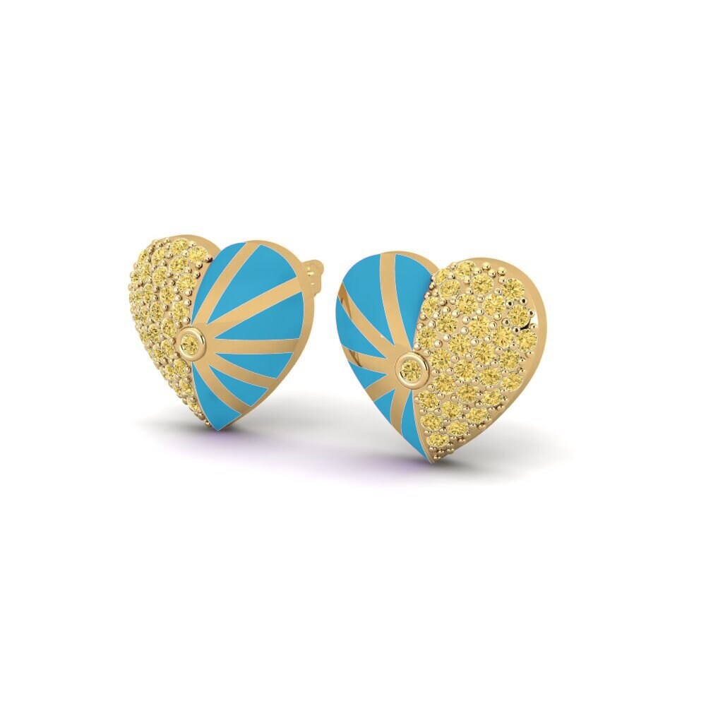 Yellow Diamond Women's Earring Vivacious