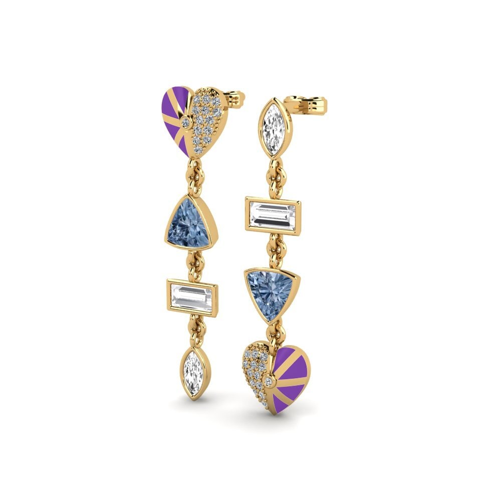 Diamante Azul Pendiente de mujer Vivre
