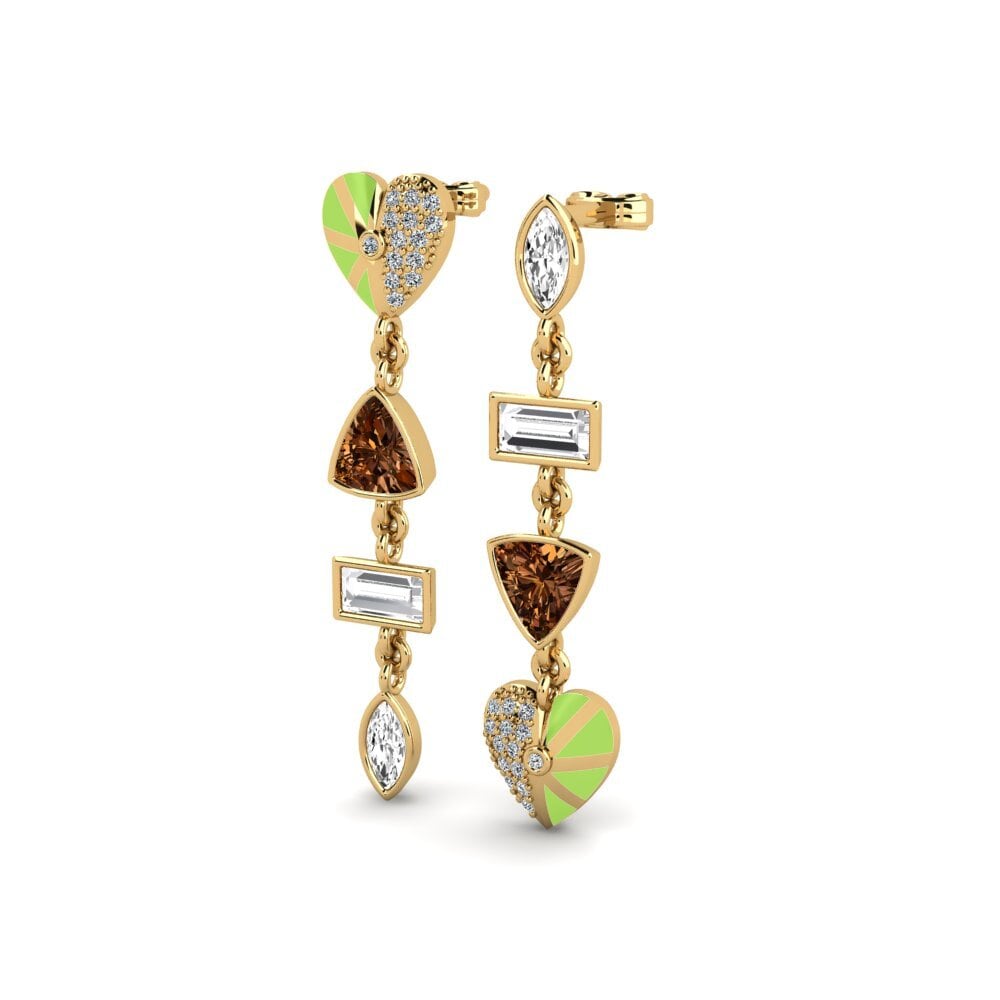 Diamante Marrón Pendiente de mujer Vivre