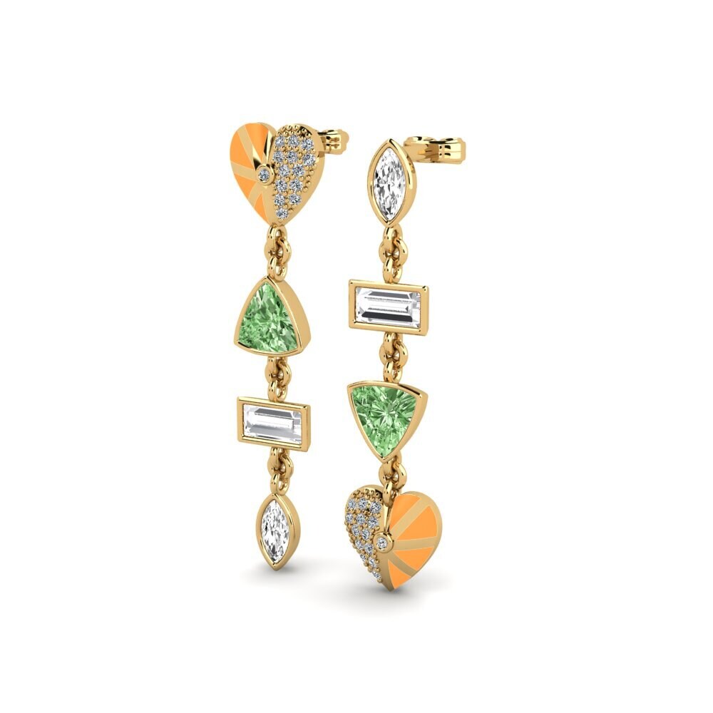 Diamante Verde Pendiente de mujer Vivre
