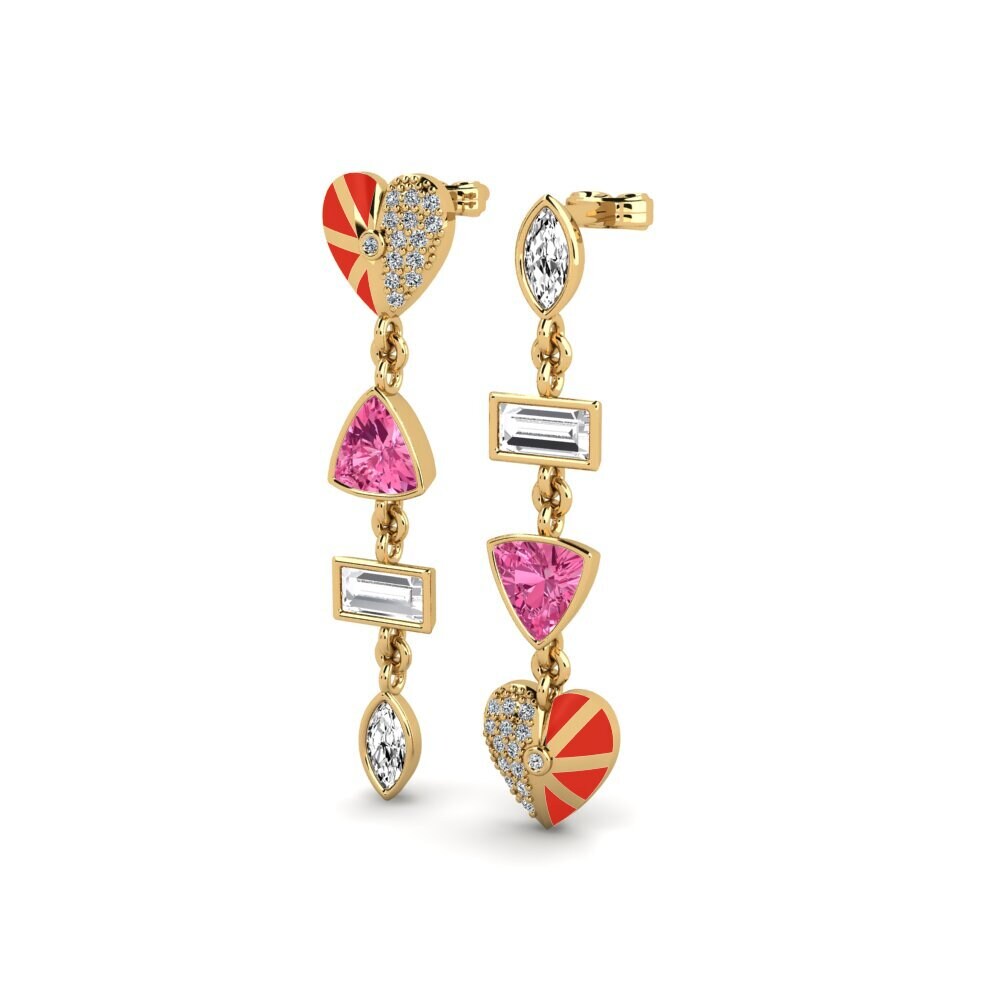 Pink Tourmaline Women's Earring Vivre