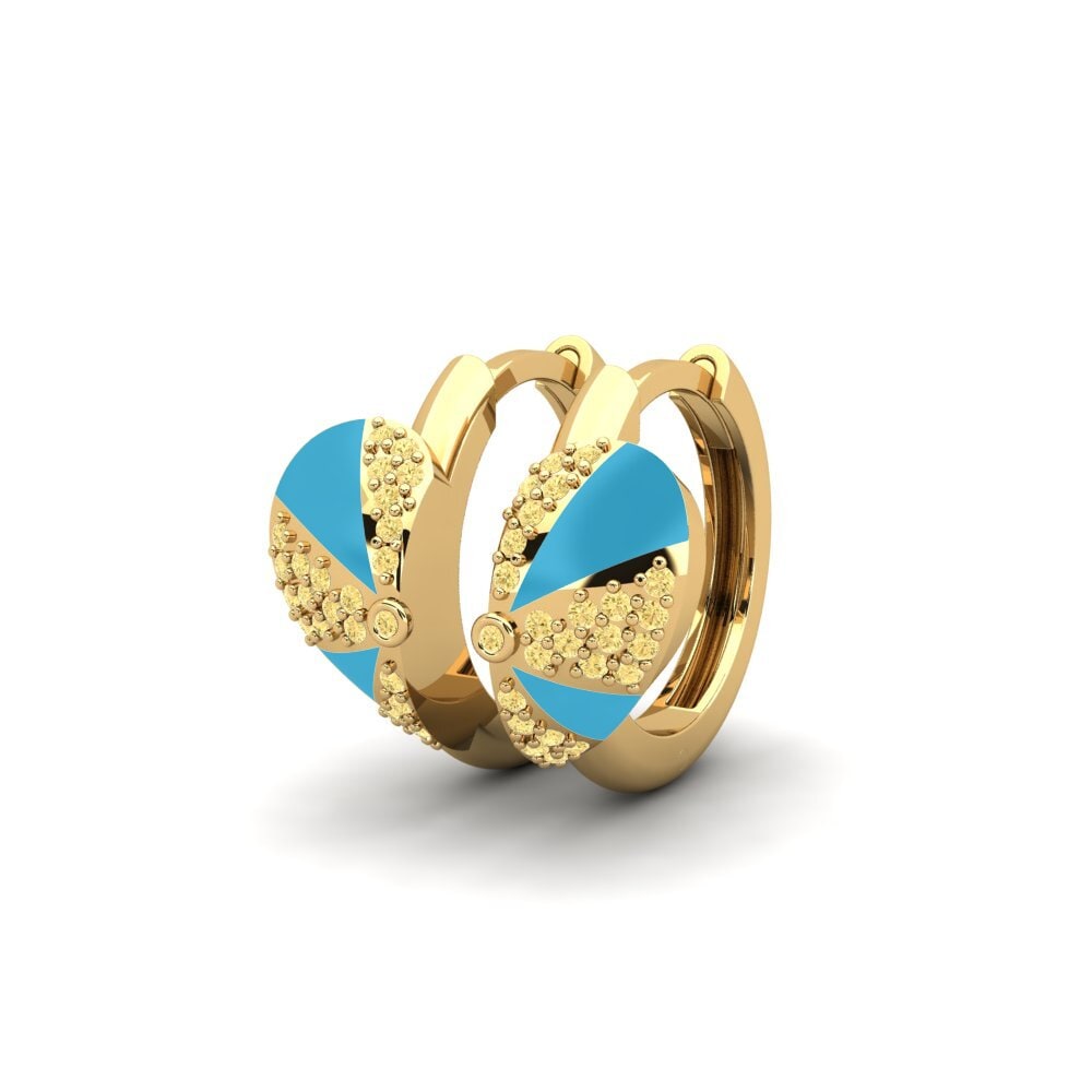 Yellow Diamond Women's Earring Wildblue