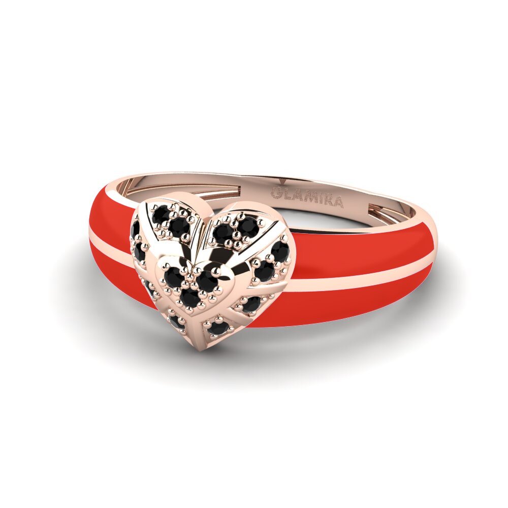 Schwarzer Diamant Ring Wonderland