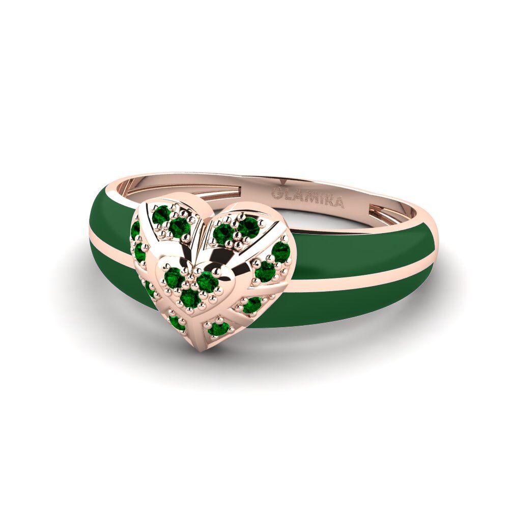 Zircone Verde Anello Wonderland