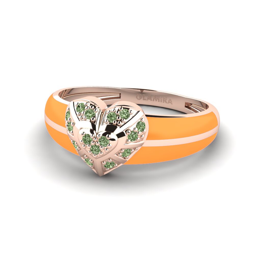 Grüner Diamant Ring Wonderland