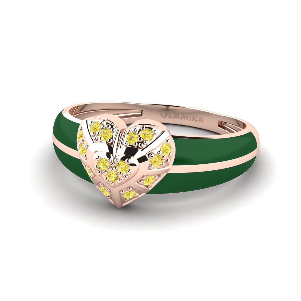 Gelber Saphir Ring Wonderland