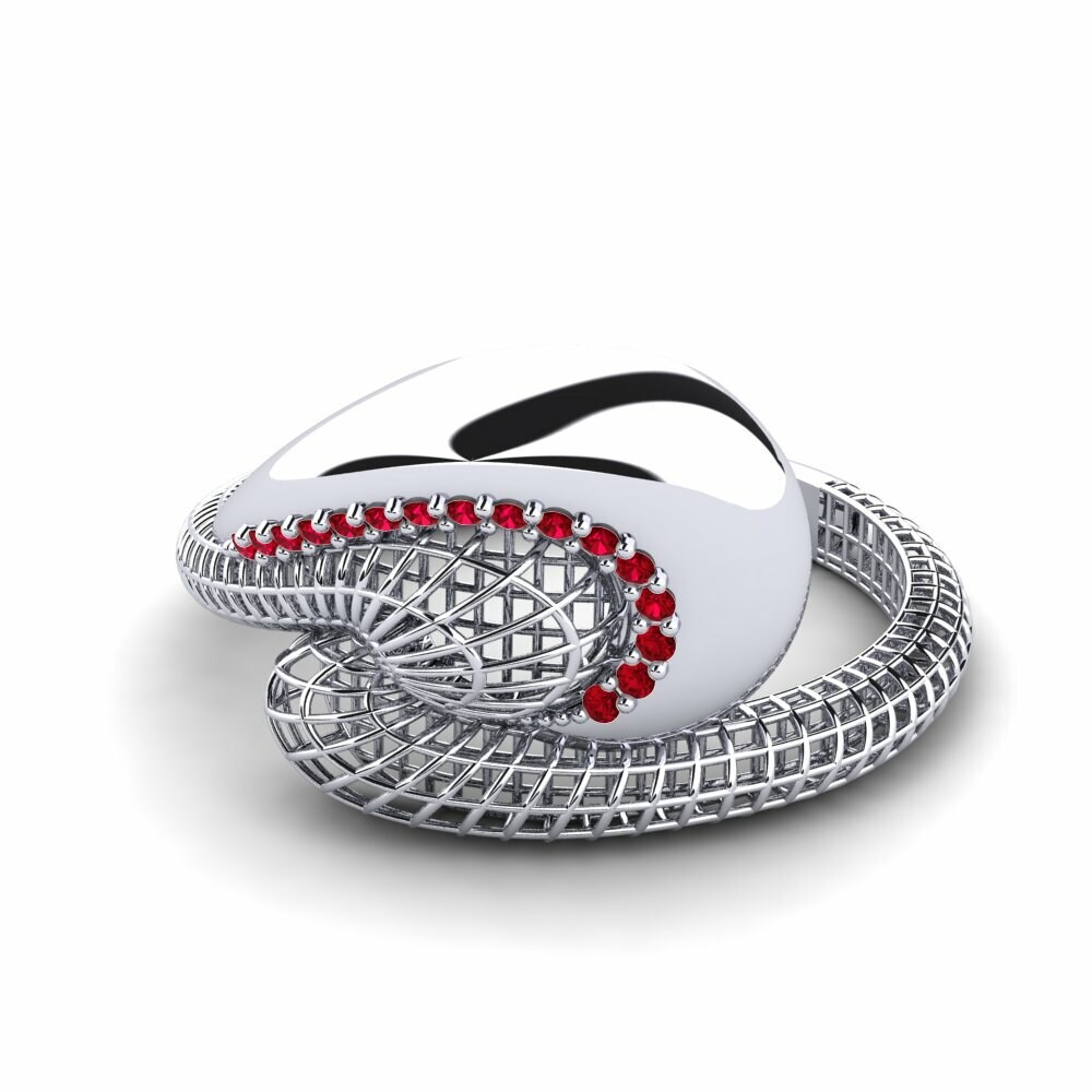 ruby-zirconia Cincin Cavalerie