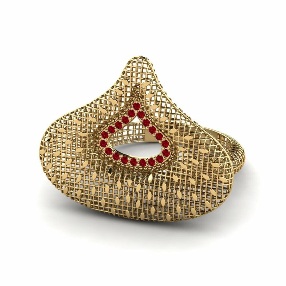 ruby-zirconia Cincin Estomac
