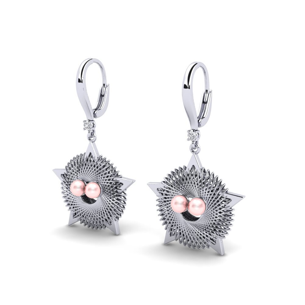 Diamante cultivado en laboratorio Pendiente de mujer Apel
