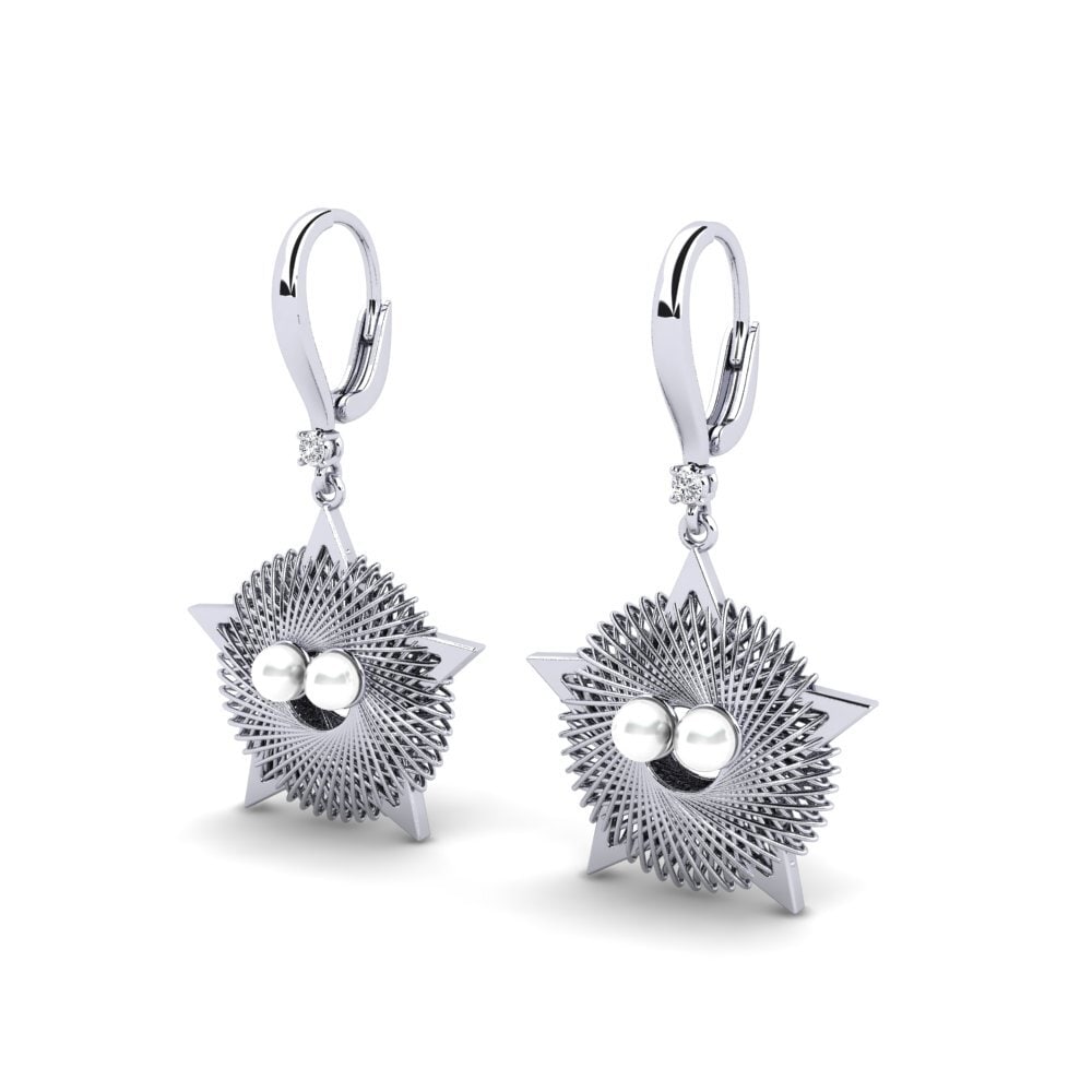 Diamante cultivado en laboratorio Pendiente de mujer Apel